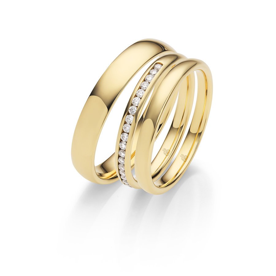 Trauringe in Gelbgold
